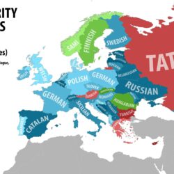 Principales lenguas minoritarias de Europa (2013)