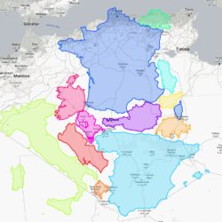 El tamaño comparado de Argelia (2023)