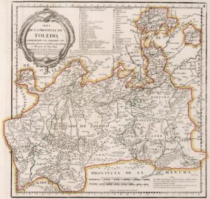 Map of the province of Toledo (1768)