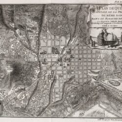 Plano de Quito de Charles Marie de La Condamine (1741)