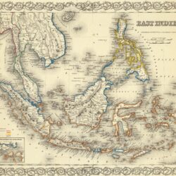 Mapa de las Indias Orientales (1856)