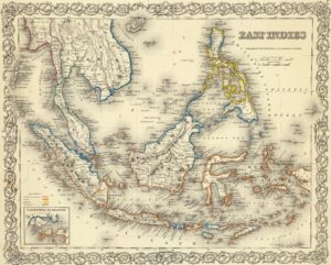 Map of the East Indies (1856)