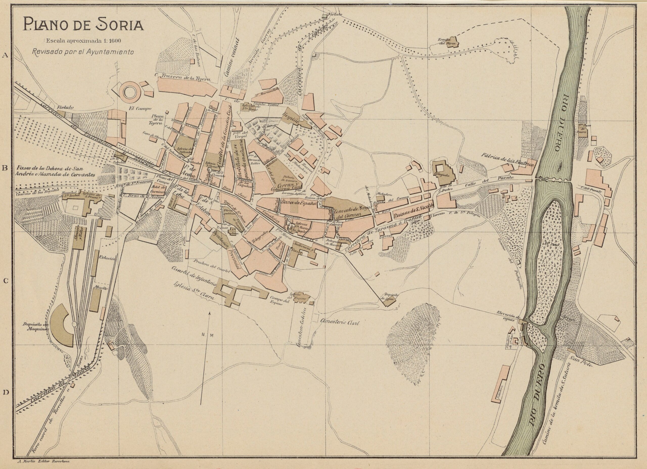 Plano de Soria, por Alberto Martín (1910)