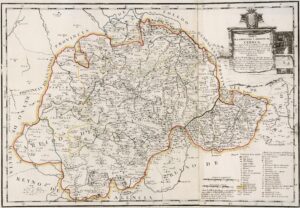 Map of the province of Cuenca (1766)