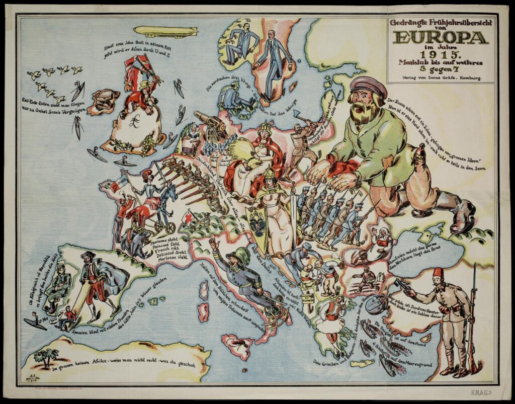 Visión general de la primavera europea (1915)
