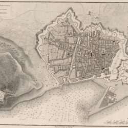 Plano de la ciudad y puerto de Barcelona (1806)