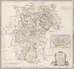 Mapa de la Provincia de Segovia (1773)