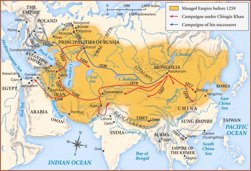 El Imperio Mongol (1259)