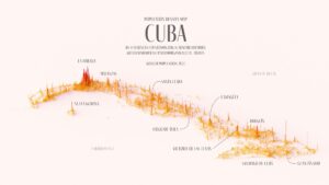 Population density of Cuba (2022)