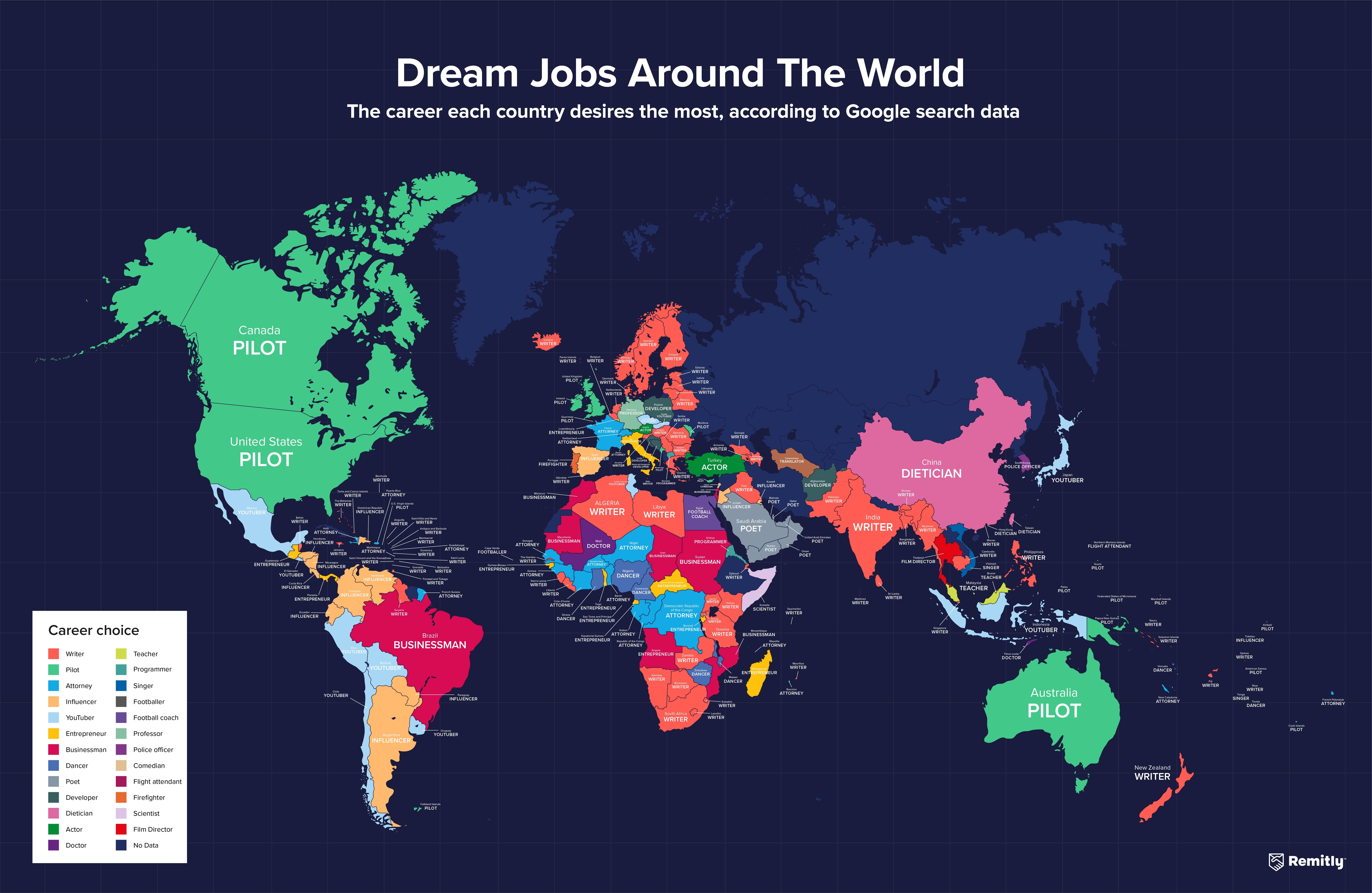 Mapamundi de los trabajos soñados (2023)