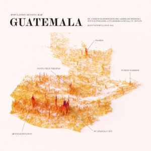 Population density of Guatemala (2022)