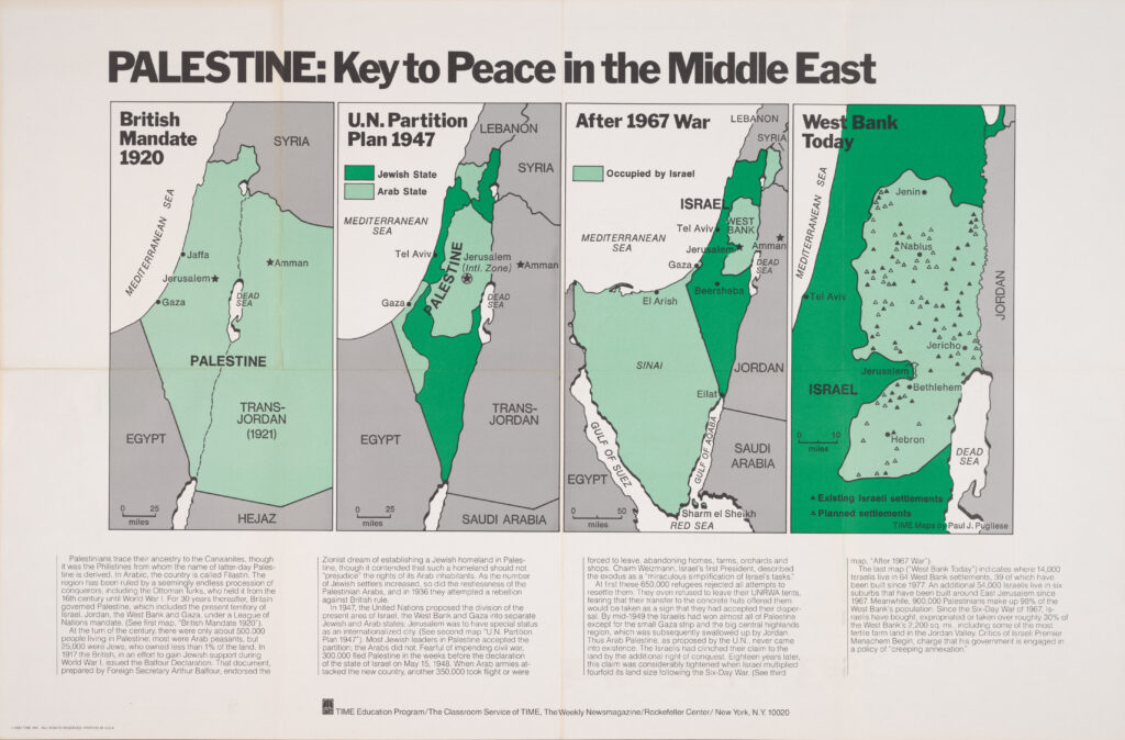 Palestina, la llave a la paz en Oriente Medio (1920 - 1980)