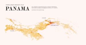 Population density of Panama (2022)