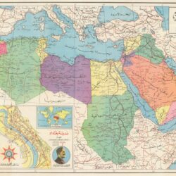 Mapa de la Liga Árabe (1960)