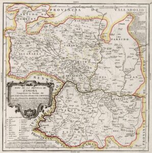 Mapa de la Provincia de Zamora (1773)