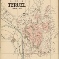 Plano de Teruel de Alberto Martín (1910)