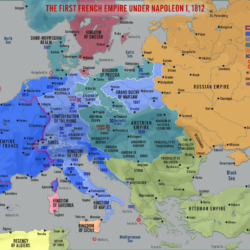 Expansión y apogeo del Imperio Napoleónico (1812)