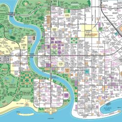 Mapa del Springfield de los Simpson (2001)