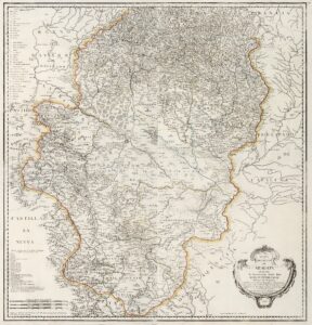 Map of the Kingdom of Aragon (1765)