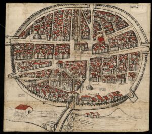 Map of Aranda de Duero (1503)