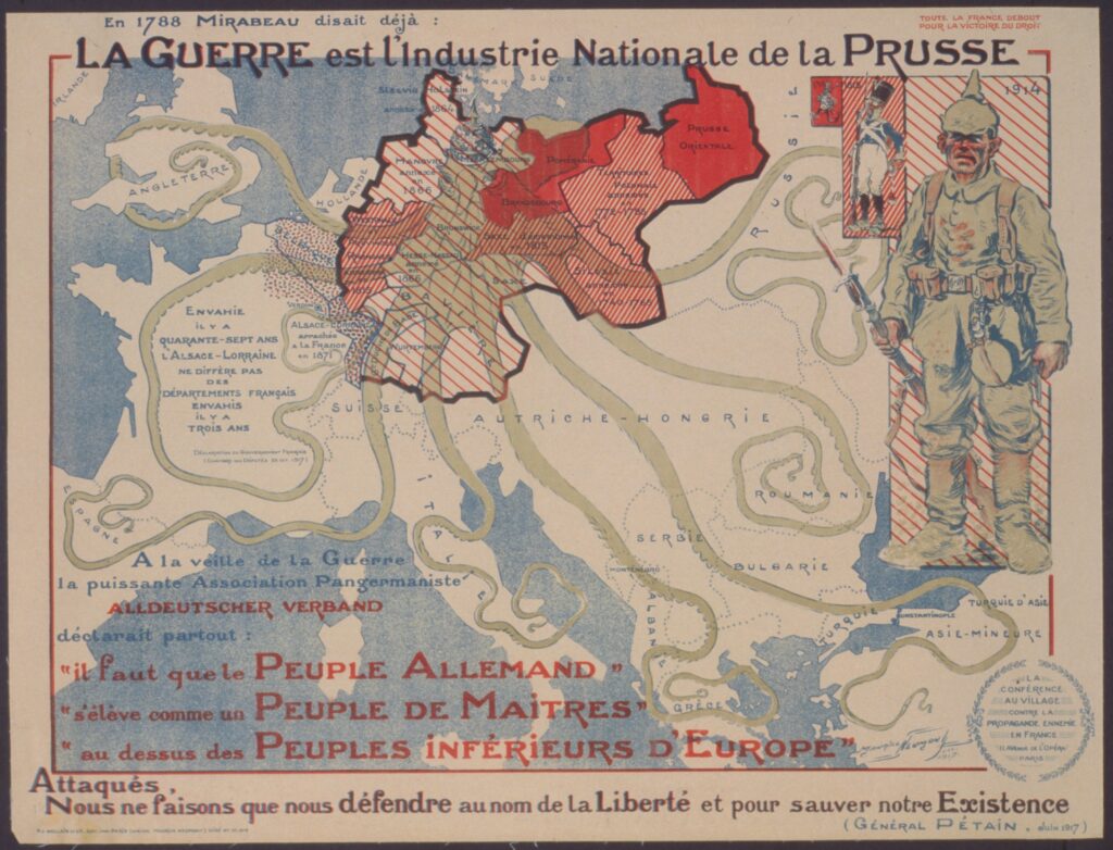 La guerra es la industria nacional de Prusia (1917)