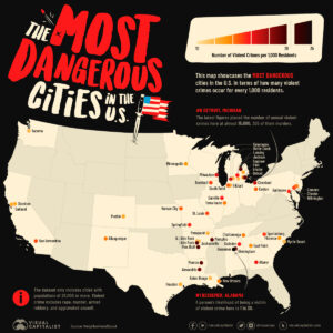 The most dangerous cities in the United States (2023)