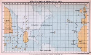 Map of the world according to Christopher Columbus (1911)