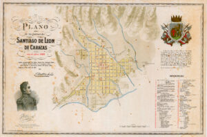 Map of Santiago de León de Caracas (1810)