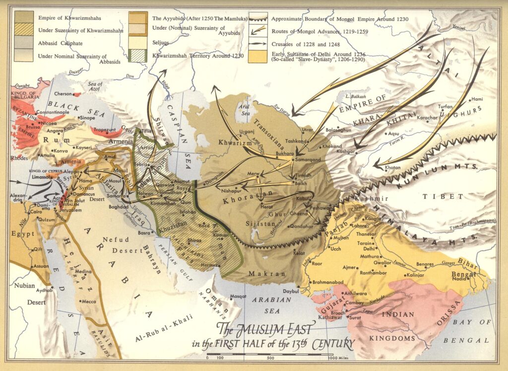 El ataque mongol contra el mundo musulmán (S. XIII)