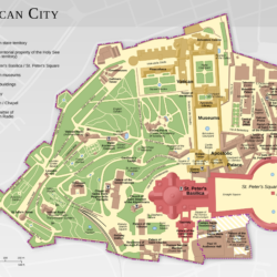 Plano de Ciudad del Vaticano (2013)