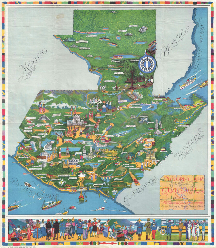 Mapa pictórico de Guatemala (1936)