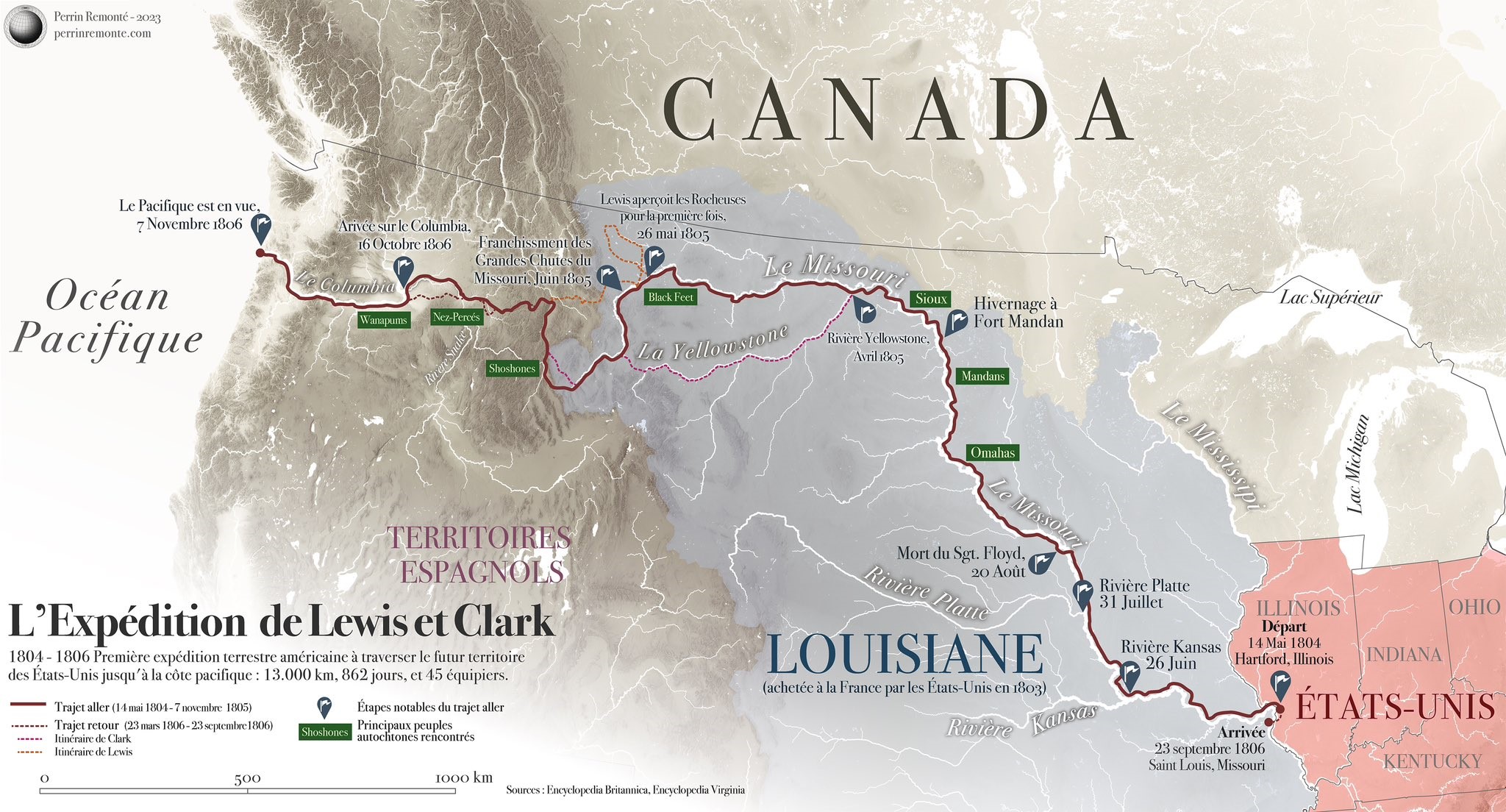 Expedición de Lewis y Clark (1804 – 1806)