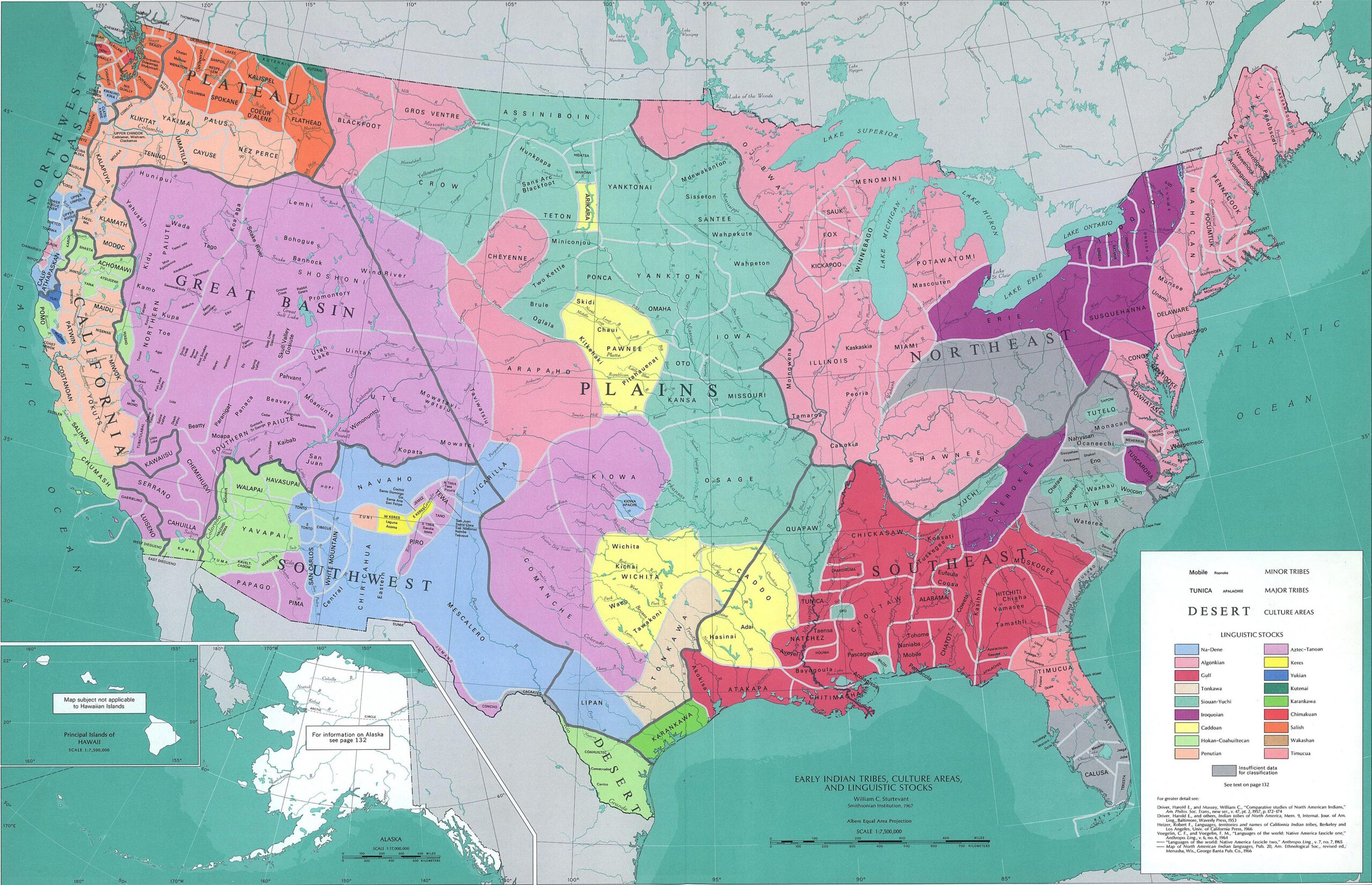 Lenguas y culturas nativas de Estados Unidos (1967)