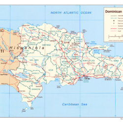 Mapa político de la República Dominicana (2004)