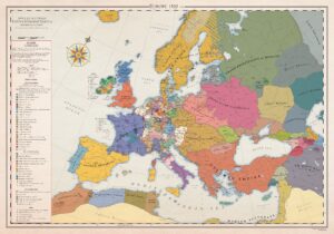 Political map of Europe (1500)