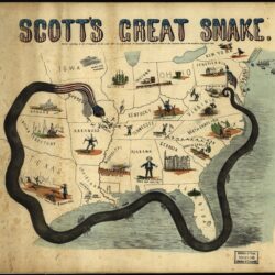 La serpiente que estranguló al Sur (1861)