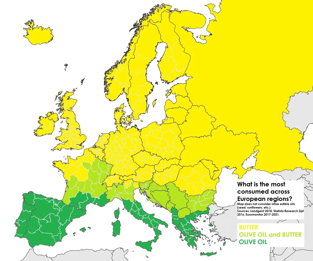 La Europa de la mantequilla y el aceite de oliva (2022)