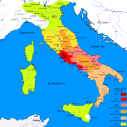 La conquista romana de Italia (500 a.C. – 218 a.C)
