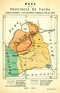 Mapa del Tratado de Lima (1929)