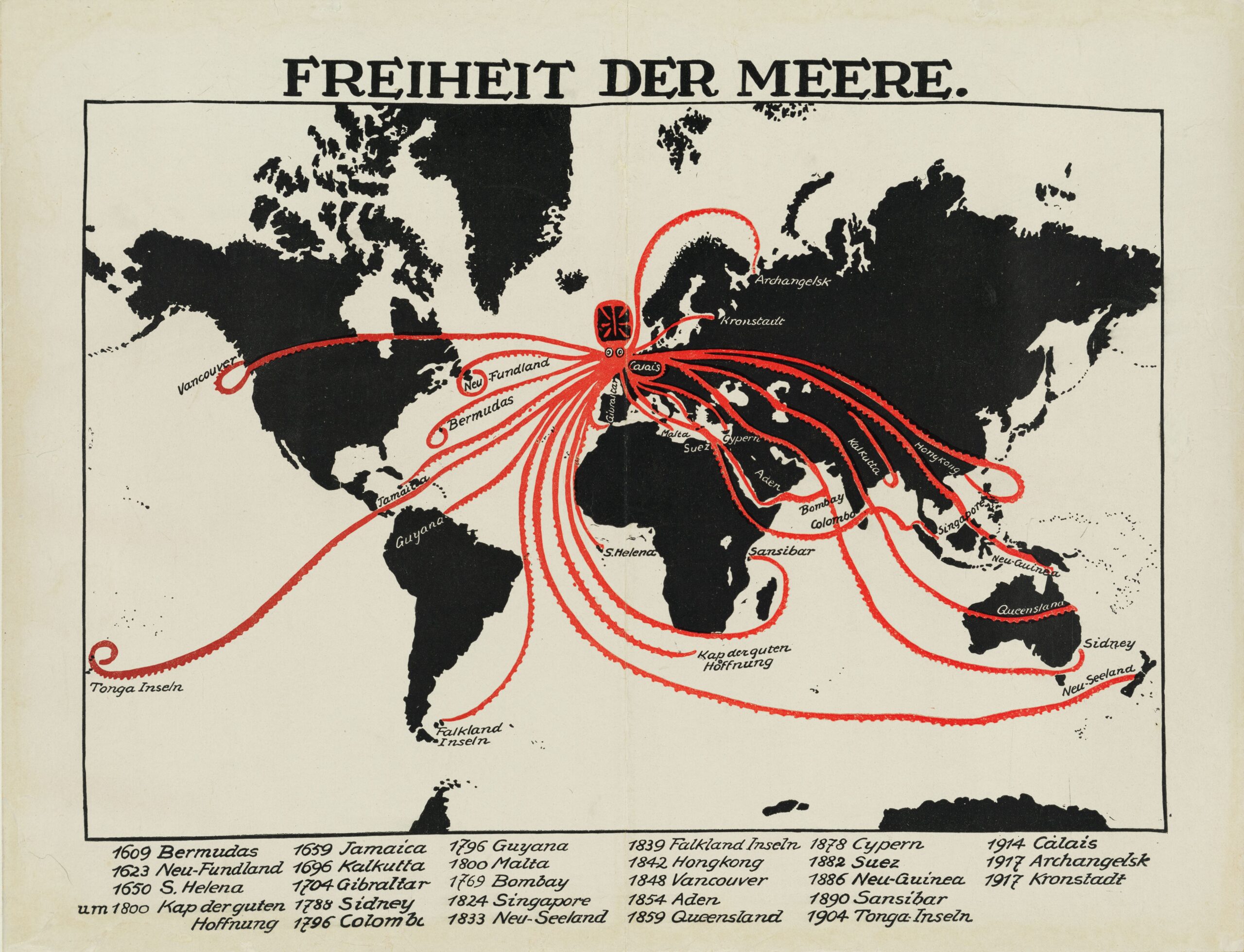 La amenaza a la libertad del mar (1918)