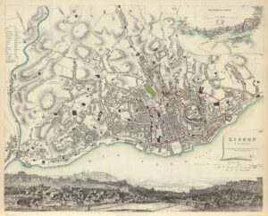 Map of Lisbon (1833)
