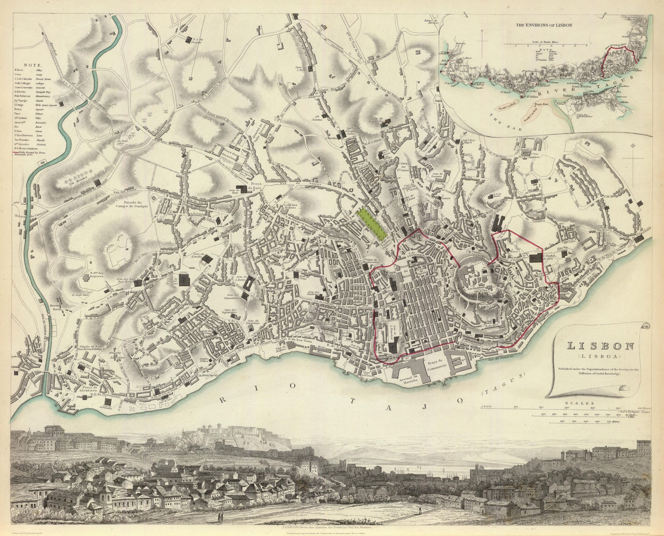 Plano de Lisboa (1833)