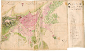 Plano de Málaga y sus contornos (1717)