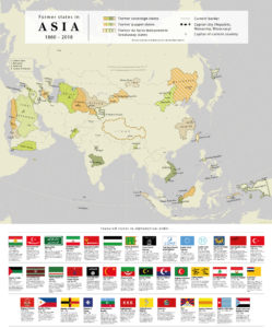 Países desaparecidos de Asia (1860 - 2018)
