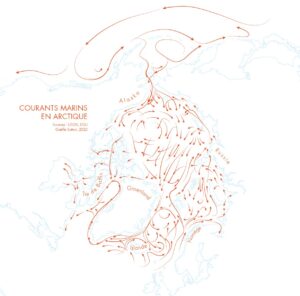 Corrientes marinas del Océano Ártico (2023)