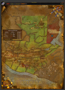 Guatemala, en el estilo de World of Warcraft (2024)