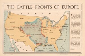 The battle fronts in Europe (1917)
