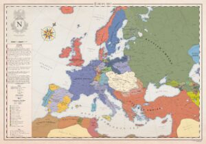 Political map of Europe (1812)