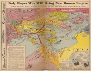 Italy hopes to bring back the Roman Empire (1940)