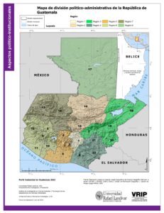 Political map of Guatemala (2020)